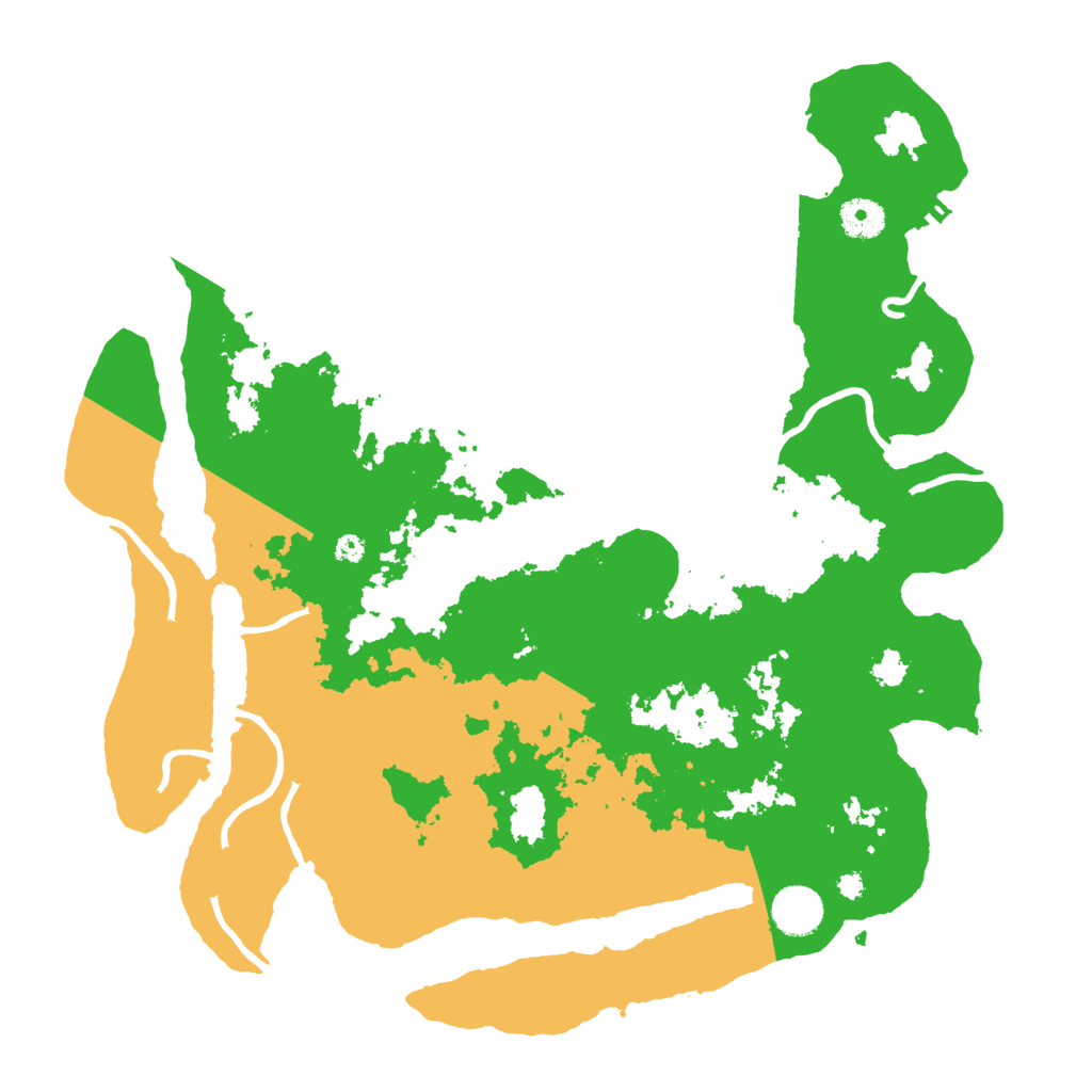 Biome Rust Map: Procedural Map, Size: 3850, Seed: 59303115