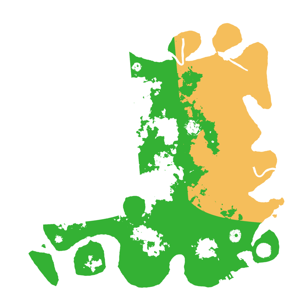 Biome Rust Map: Procedural Map, Size: 3700, Seed: 966709925