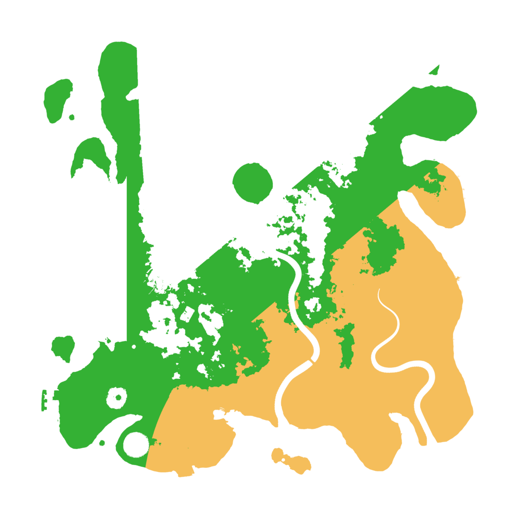 Biome Rust Map: Procedural Map, Size: 3600, Seed: 186431390