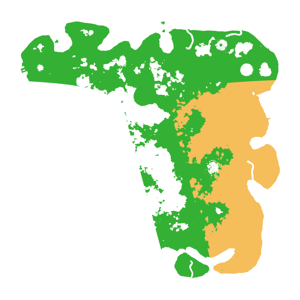 Biome Rust Map: Procedural Map, Size: 4200, Seed: 70990