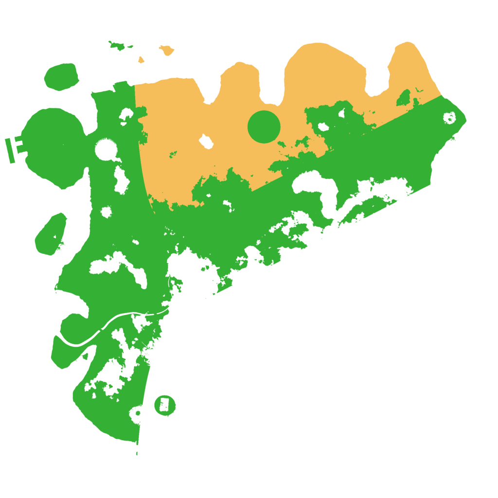 Biome Rust Map: Procedural Map, Size: 4000, Seed: 540726860