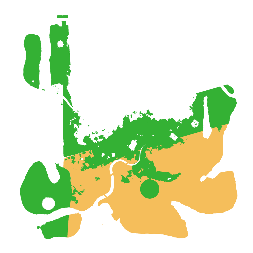 Biome Rust Map: Procedural Map, Size: 3500, Seed: 1738691626