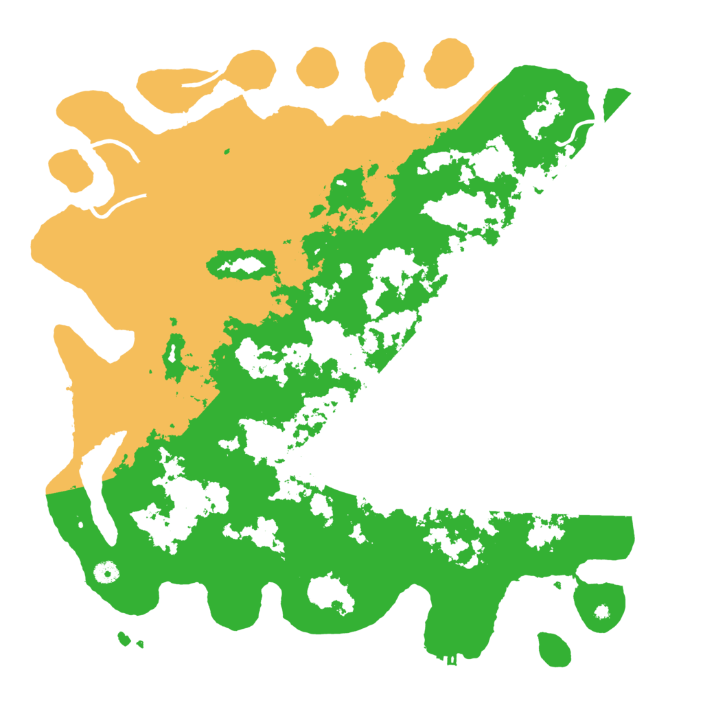 Biome Rust Map: Procedural Map, Size: 4500, Seed: 1110698256