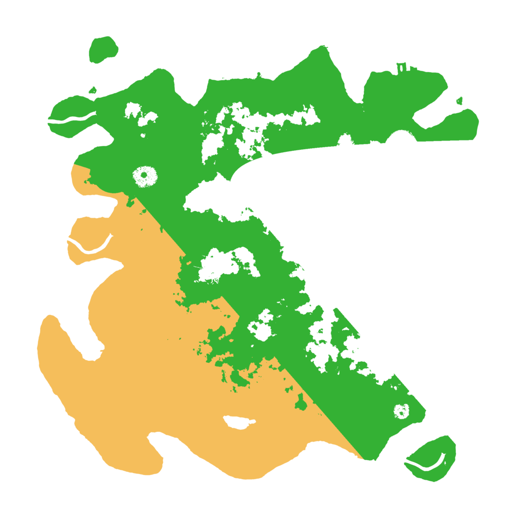 Biome Rust Map: Procedural Map, Size: 3500, Seed: 6850139