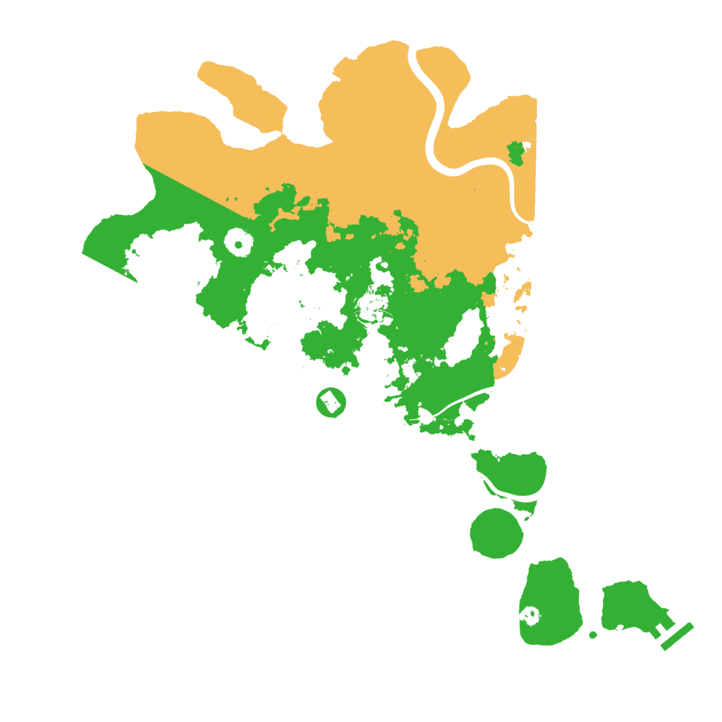 Biome Rust Map: Procedural Map, Size: 3850, Seed: 497621266