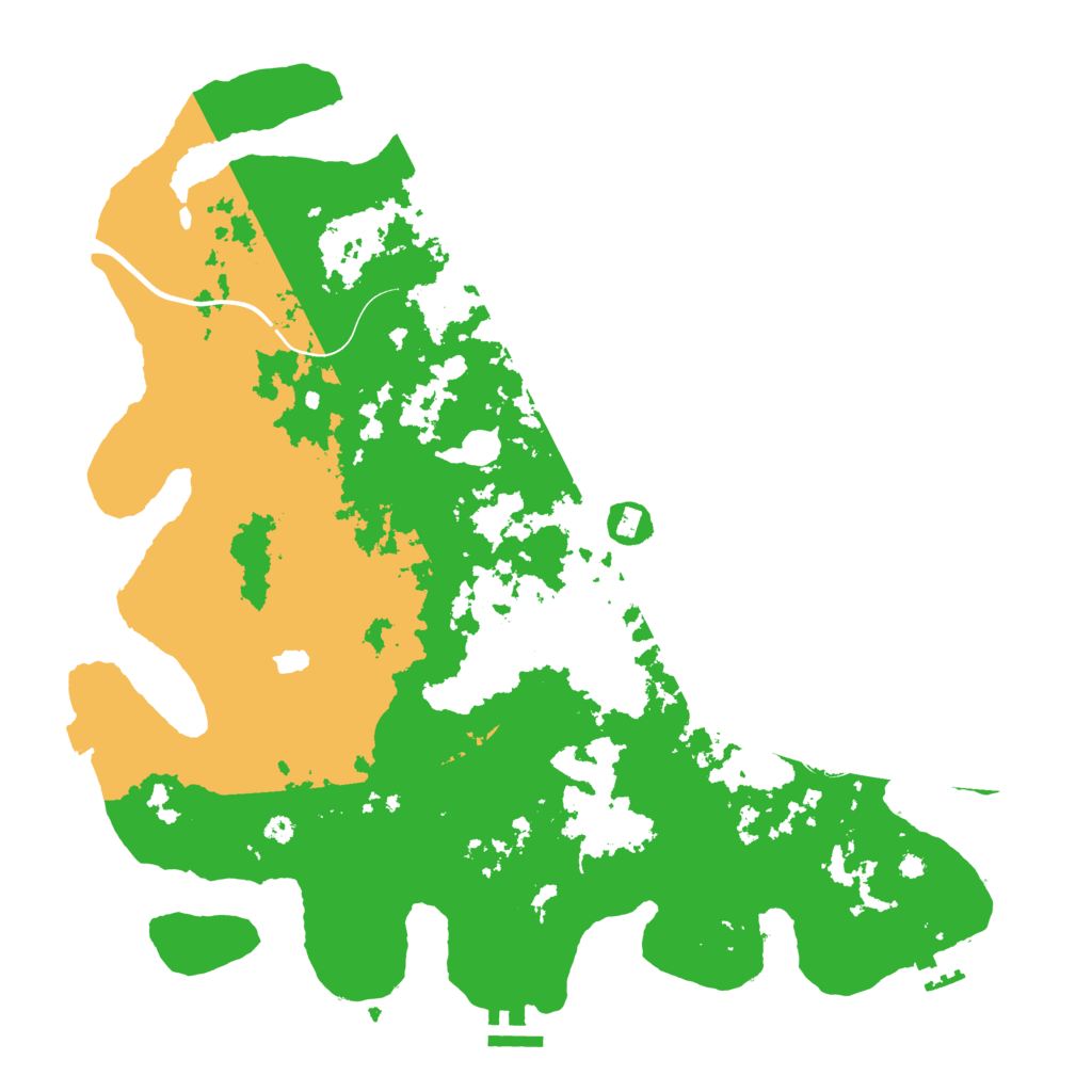 Biome Rust Map: Procedural Map, Size: 4000, Seed: 315496