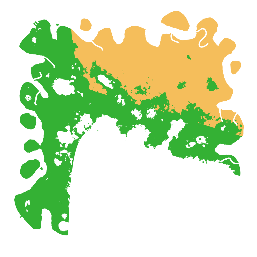 Biome Rust Map: Procedural Map, Size: 4500, Seed: 580071496