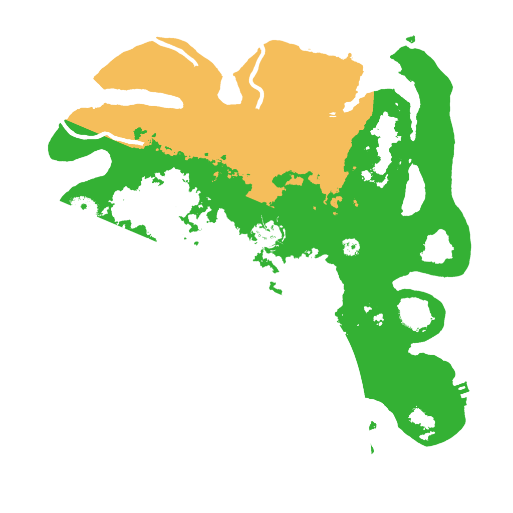 Biome Rust Map: Procedural Map, Size: 3000, Seed: 12826