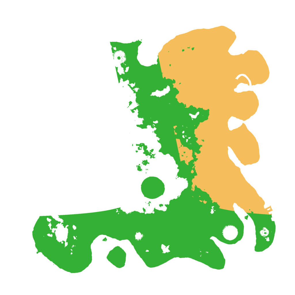 Biome Rust Map: Procedural Map, Size: 3500, Seed: 1476