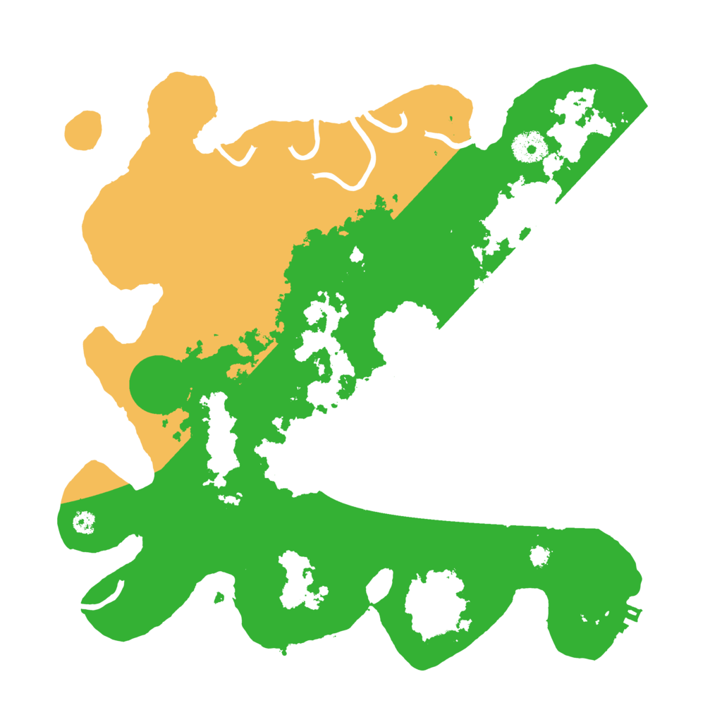 Biome Rust Map: Procedural Map, Size: 3250, Seed: 516046650