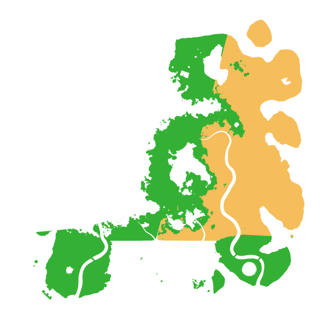 Biome Rust Map: Procedural Map, Size: 4000, Seed: 322520021
