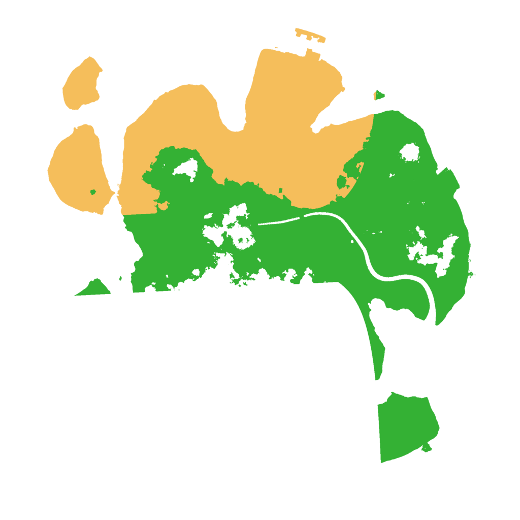 Biome Rust Map: Procedural Map, Size: 2500, Seed: 85032030