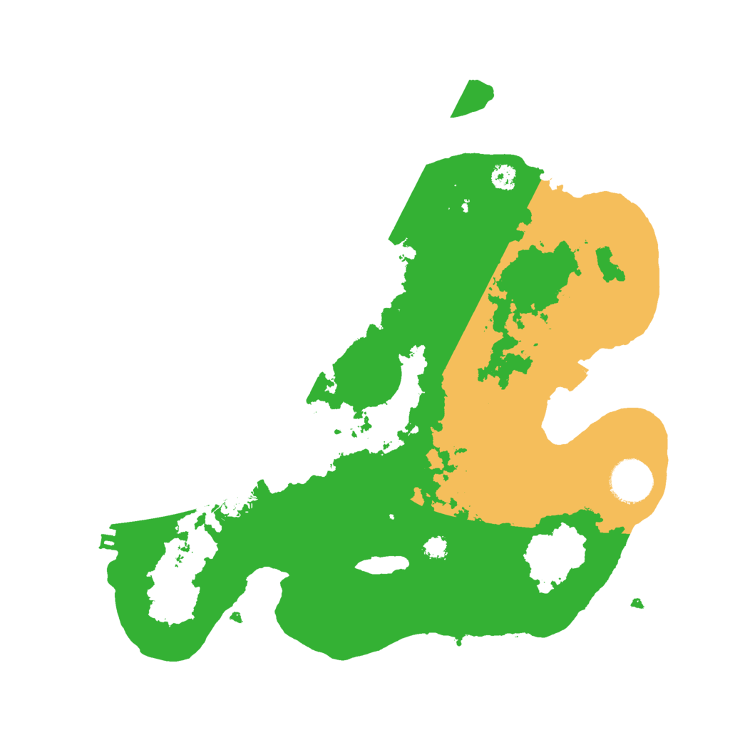Biome Rust Map: Procedural Map, Size: 3000, Seed: 574628386