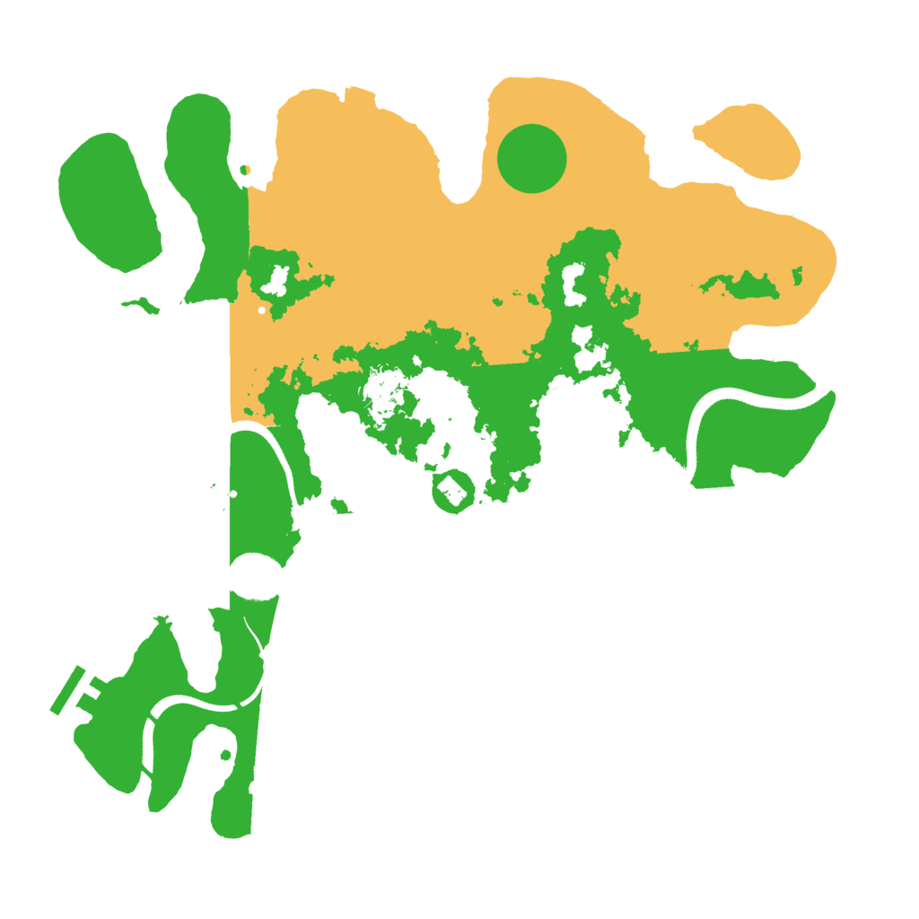 Biome Rust Map: Procedural Map, Size: 3500, Seed: 996551200