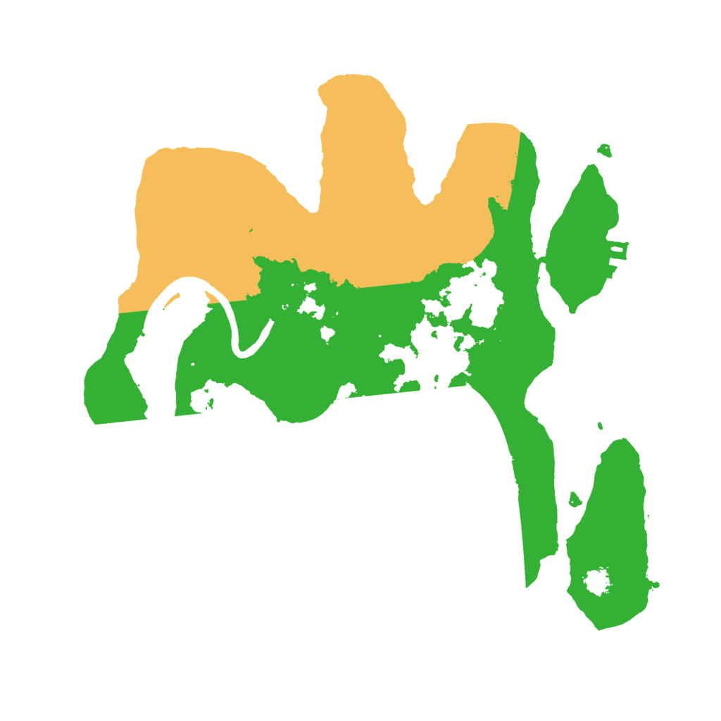 Biome Rust Map: Procedural Map, Size: 2500, Seed: 89435894