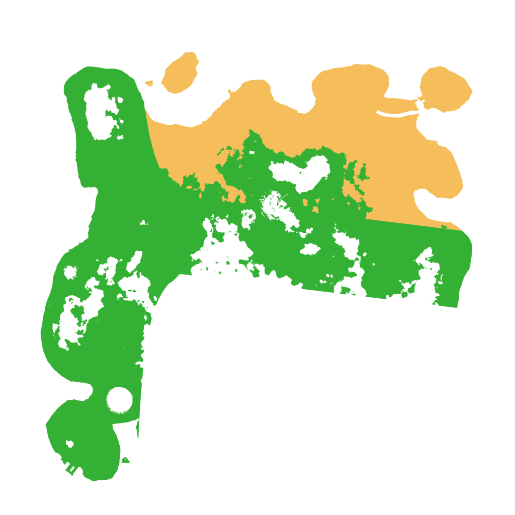 Biome Rust Map: Procedural Map, Size: 3500, Seed: 85984024