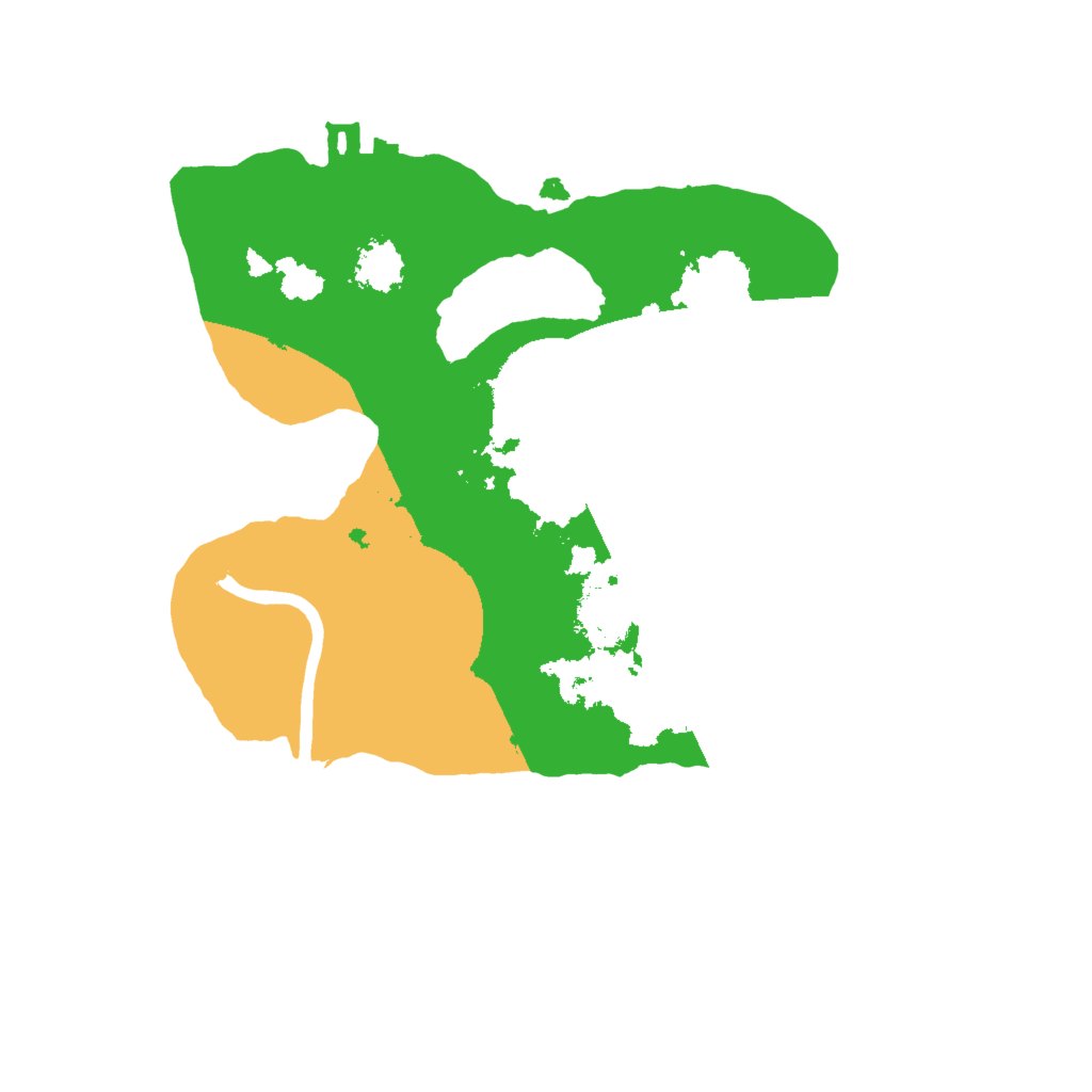 Biome Rust Map: Procedural Map, Size: 2000, Seed: 168