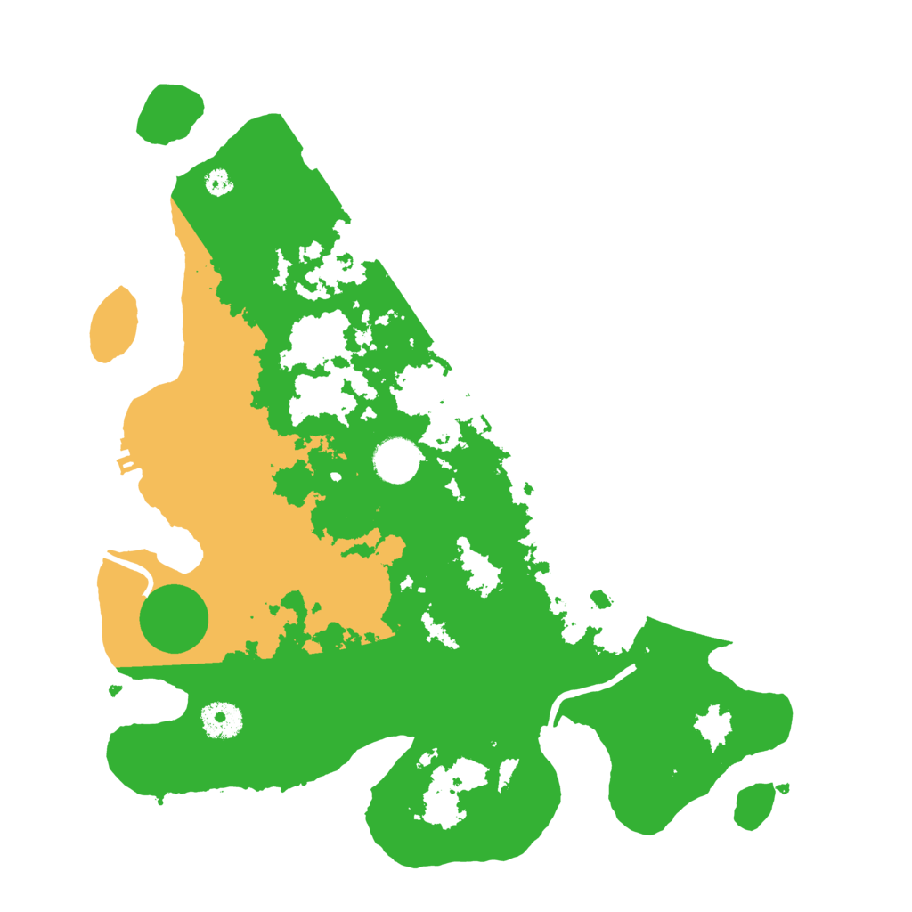 Biome Rust Map: Procedural Map, Size: 3500, Seed: 405398105