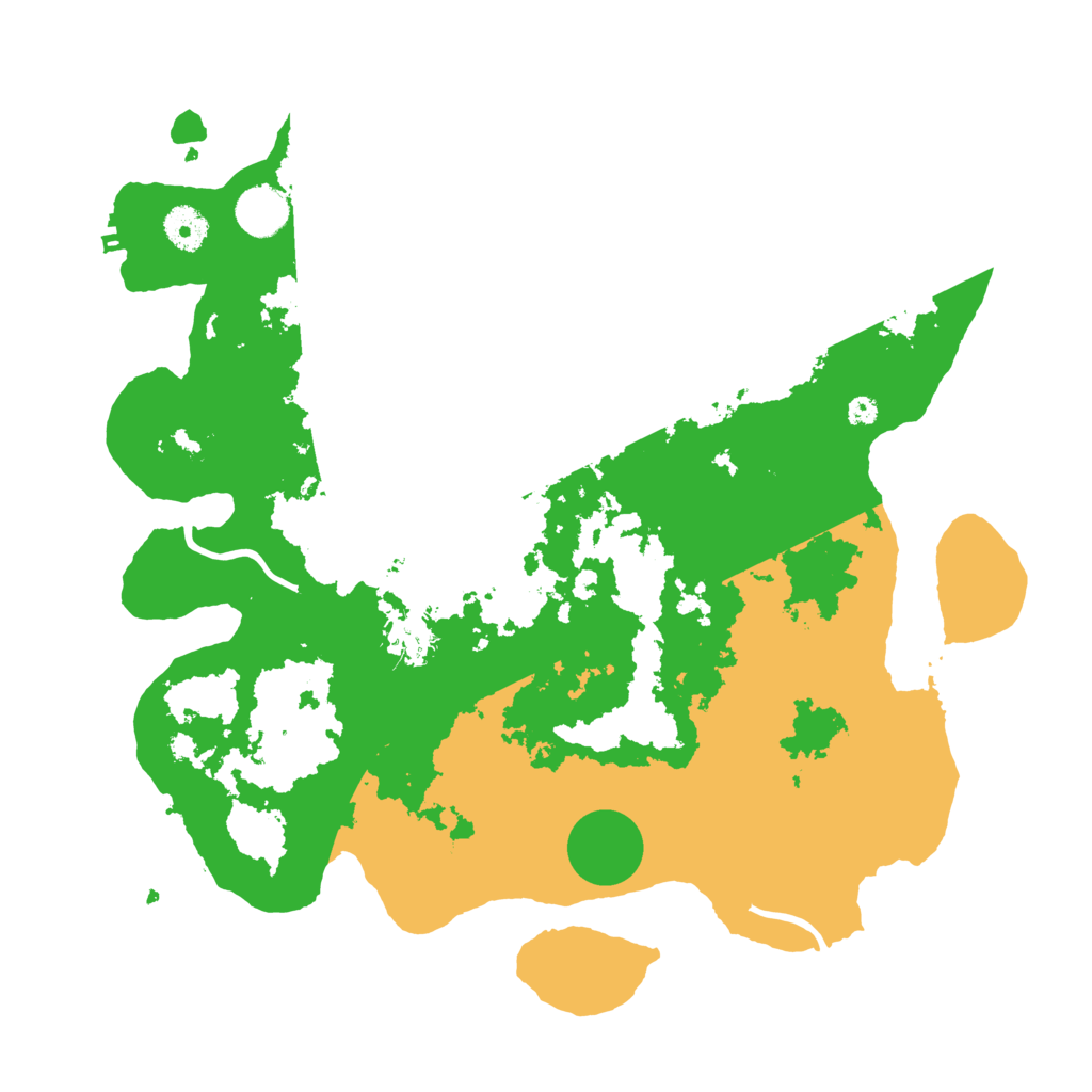 Biome Rust Map: Procedural Map, Size: 3800, Seed: 62