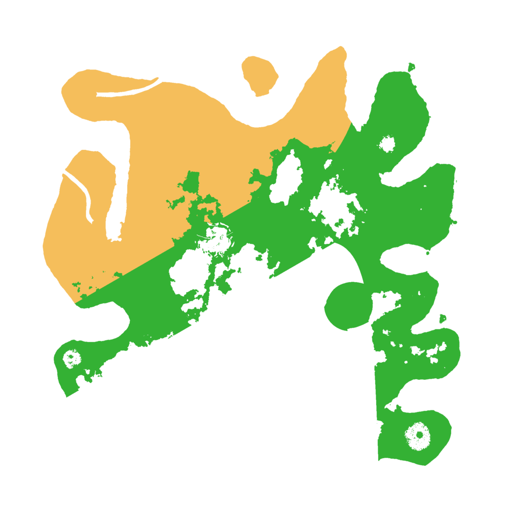 Biome Rust Map: Procedural Map, Size: 3000, Seed: 104357