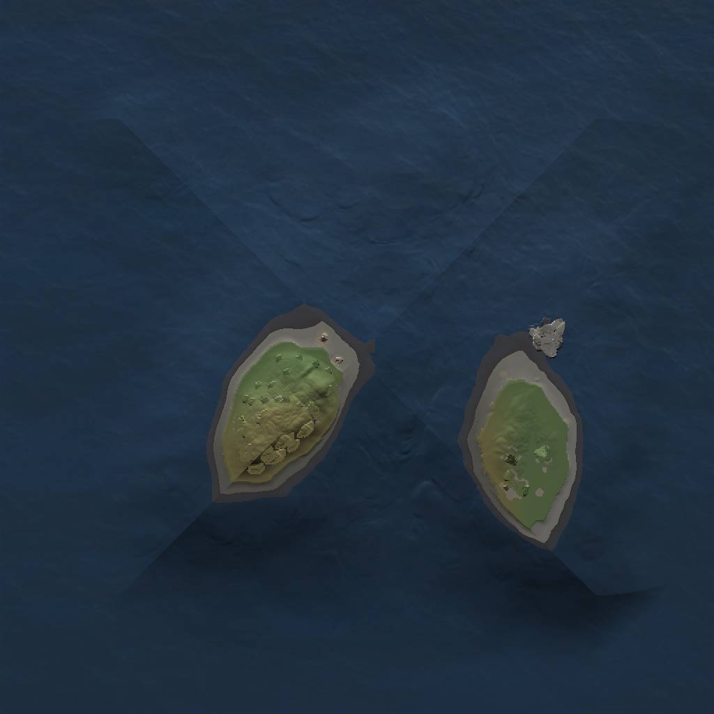 Rust Map: Procedural Map, Size: 1000, Seed: 188, 3 Monuments