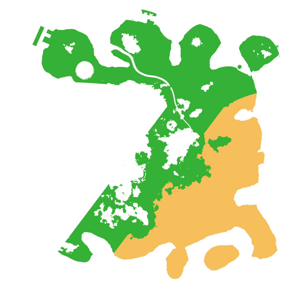 Biome Rust Map: Procedural Map, Size: 3000, Seed: 368471512