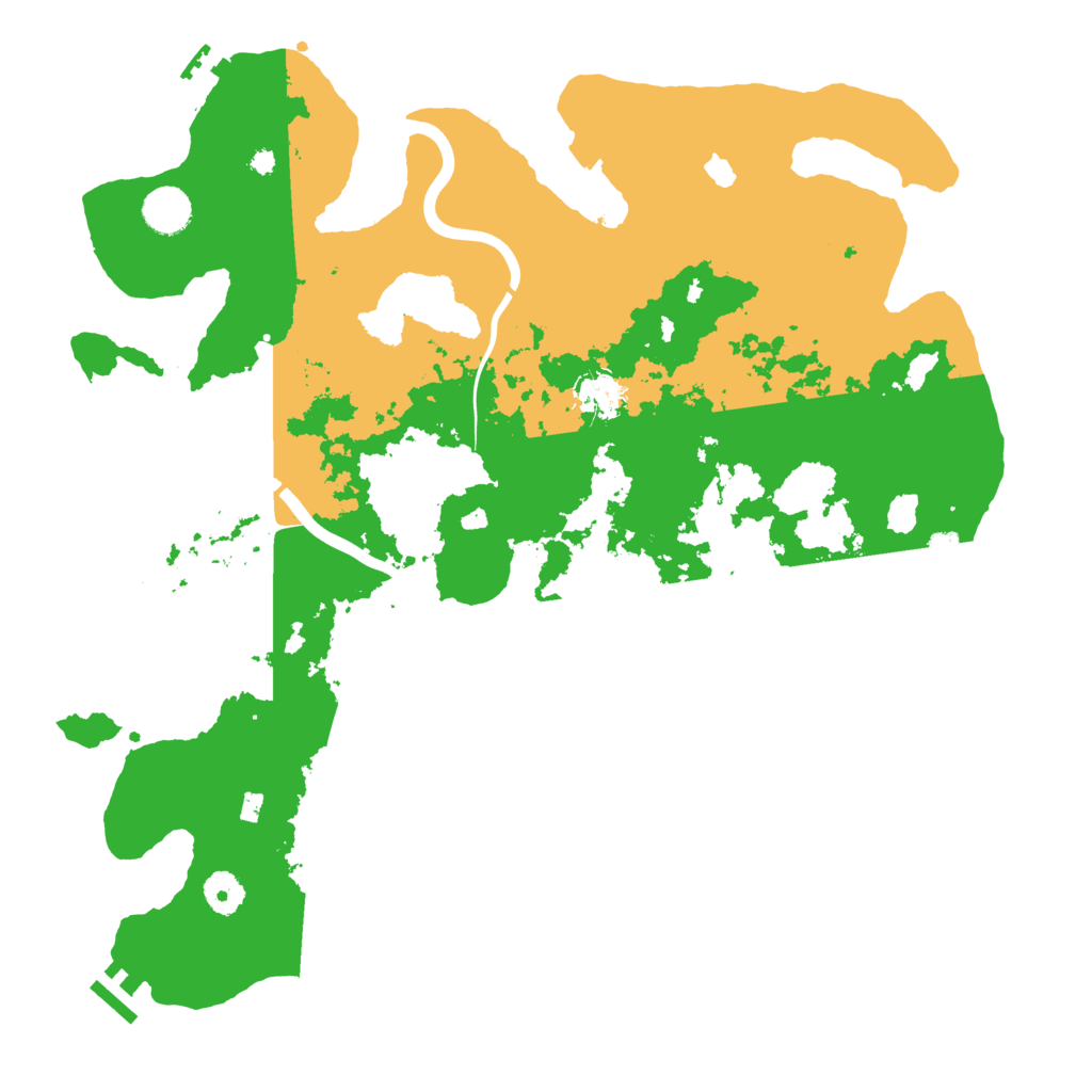 Biome Rust Map: Procedural Map, Size: 4000, Seed: 141779584