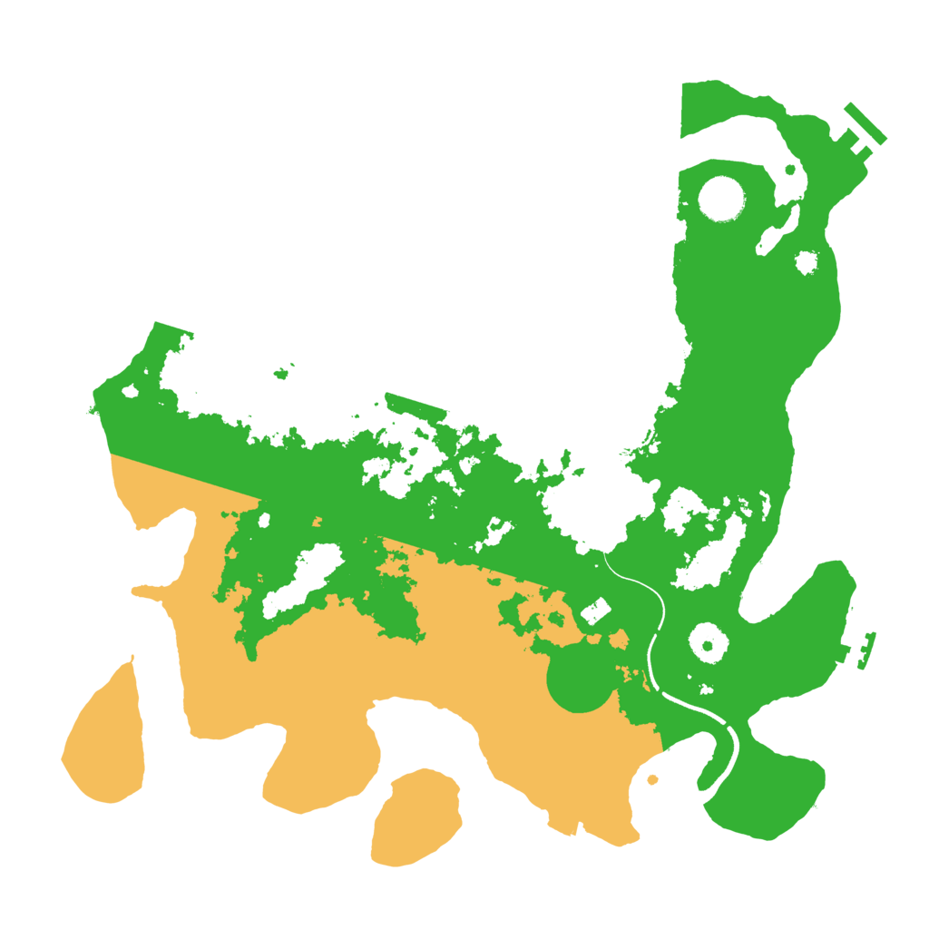 Biome Rust Map: Procedural Map, Size: 3600, Seed: 65987993