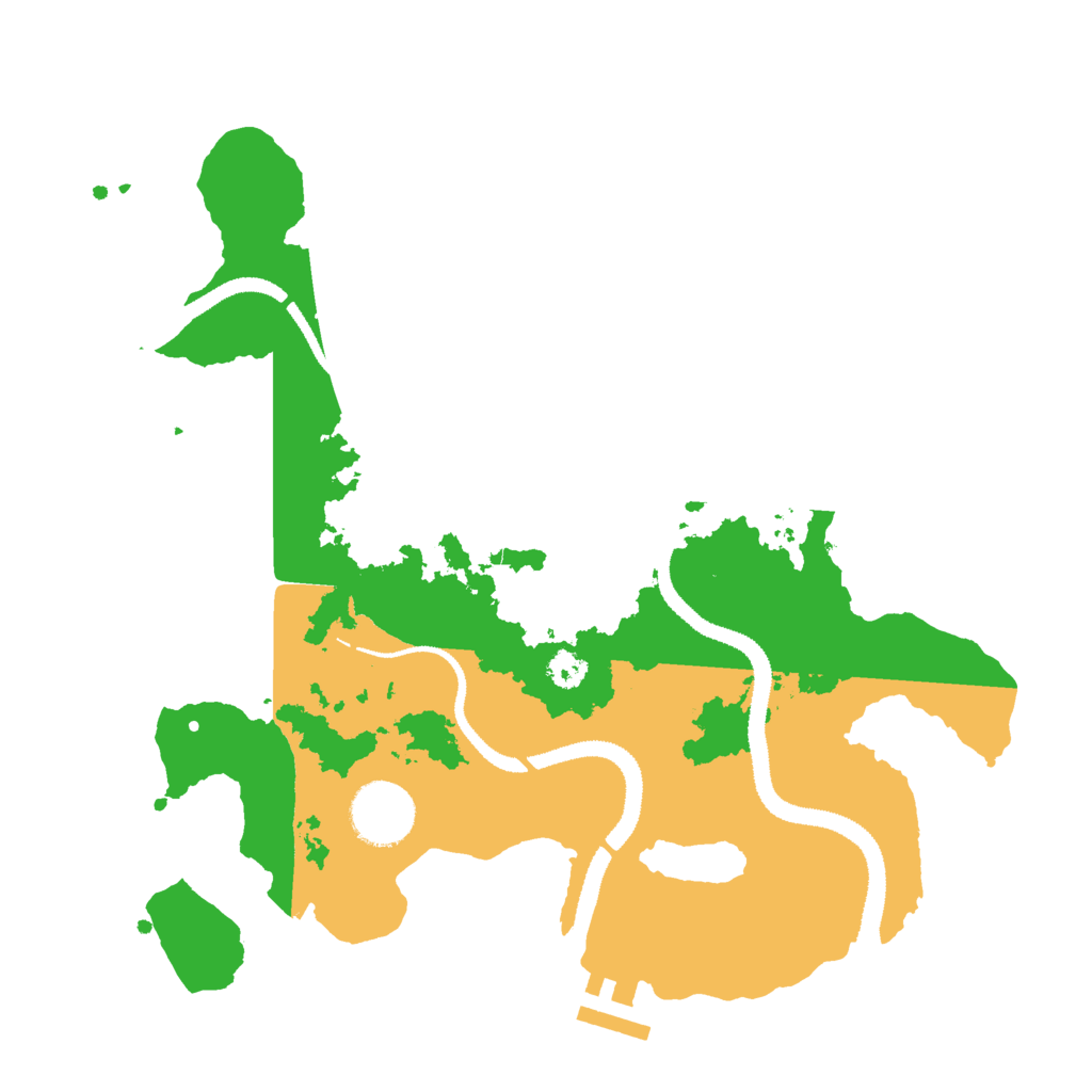 Biome Rust Map: Procedural Map, Size: 3000, Seed: 5670231