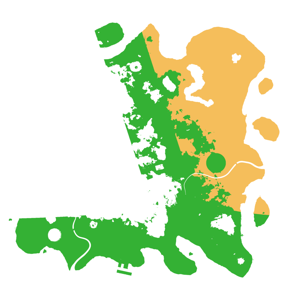 Biome Rust Map: Procedural Map, Size: 4000, Seed: 235234523