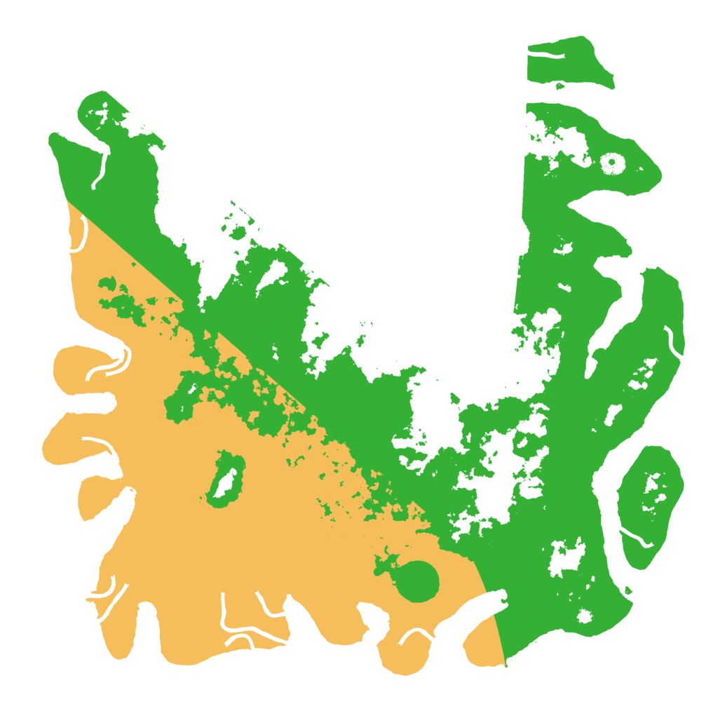 Biome Rust Map: Procedural Map, Size: 4500, Seed: 312423