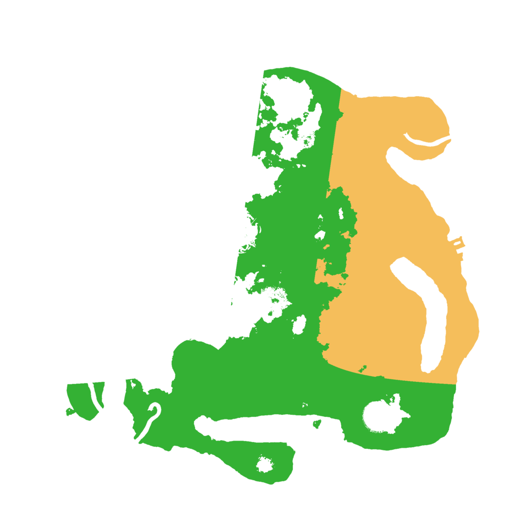 Biome Rust Map: Procedural Map, Size: 3000, Seed: 52266