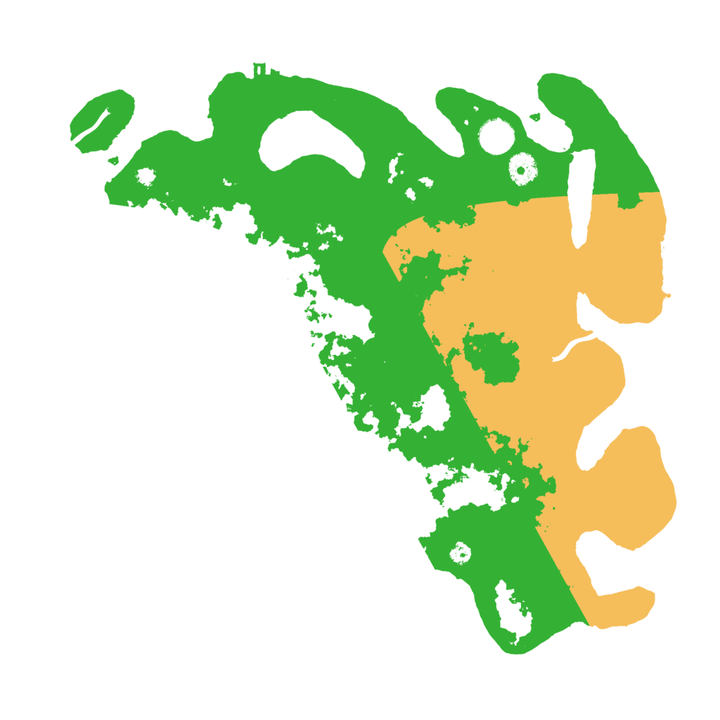 Biome Rust Map: Procedural Map, Size: 3600, Seed: 369884461