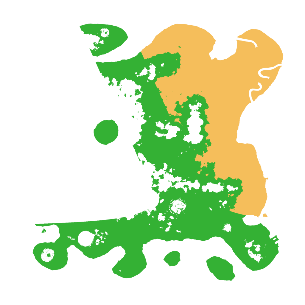 Biome Rust Map: Procedural Map, Size: 3500, Seed: 18011725