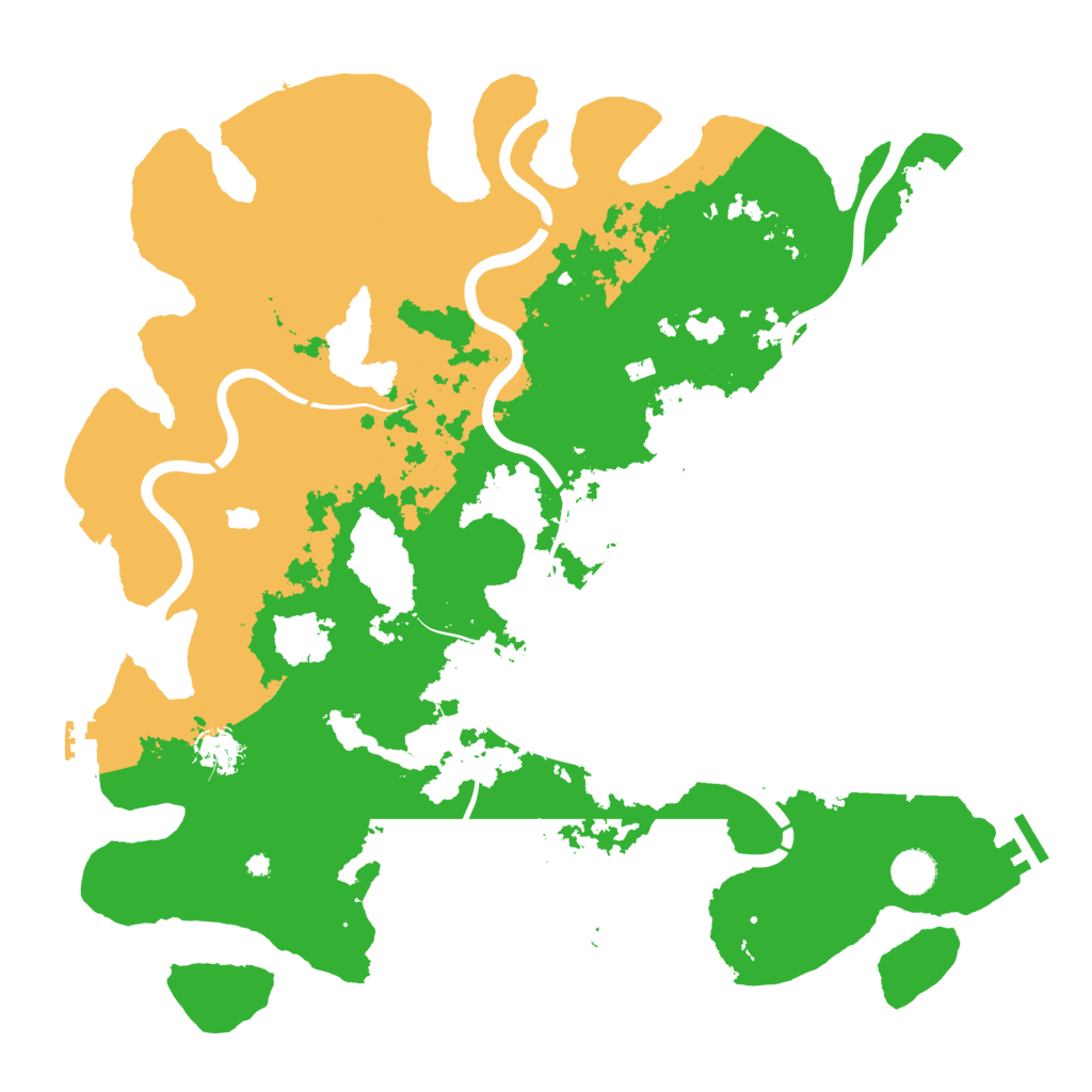 Biome Rust Map: Procedural Map, Size: 4250, Seed: 16550