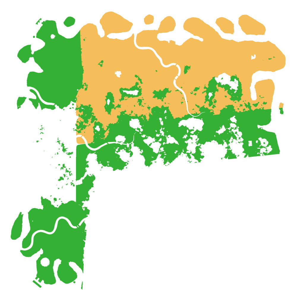 Biome Rust Map: Procedural Map, Size: 6000, Seed: 27112022