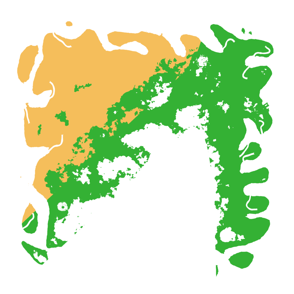 Biome Rust Map: Procedural Map, Size: 4500, Seed: 530826472