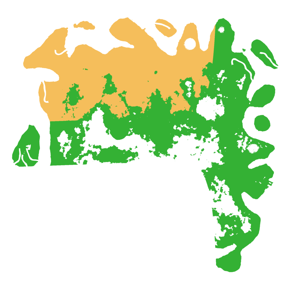 Biome Rust Map: Procedural Map, Size: 4500, Seed: 1189131090