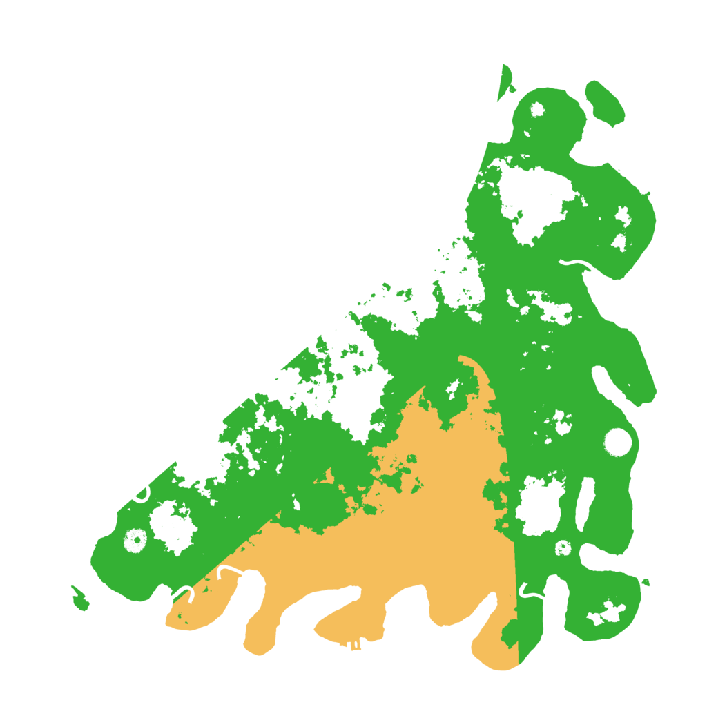 Biome Rust Map: Procedural Map, Size: 4500, Seed: 2581111