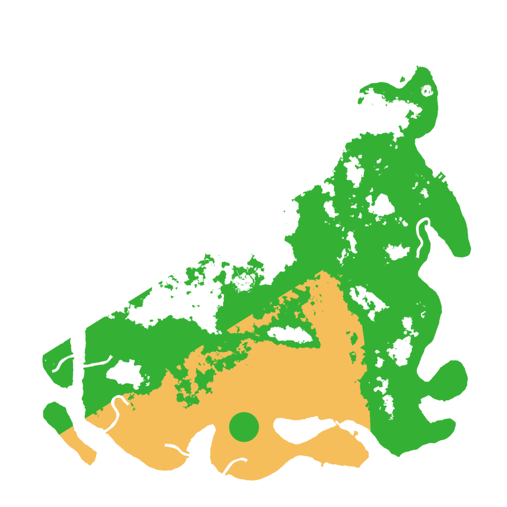 Biome Rust Map: Procedural Map, Size: 4500, Seed: 712700819
