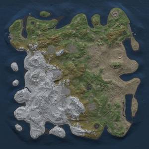 Thumbnail Rust Map: Procedural Map, Size: 4250, Seed: 1909091557, 20 Monuments