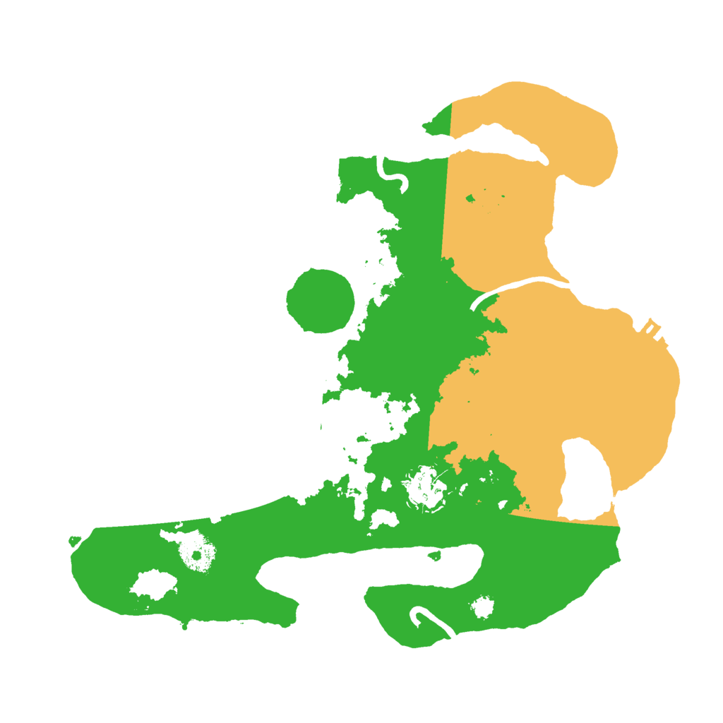 Biome Rust Map: Procedural Map, Size: 3000, Seed: 126161