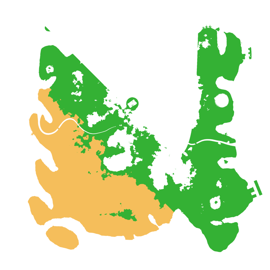 Biome Rust Map: Procedural Map, Size: 3500, Seed: 10208817