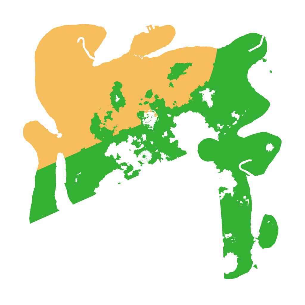 Biome Rust Map: Procedural Map, Size: 3500, Seed: 6406531