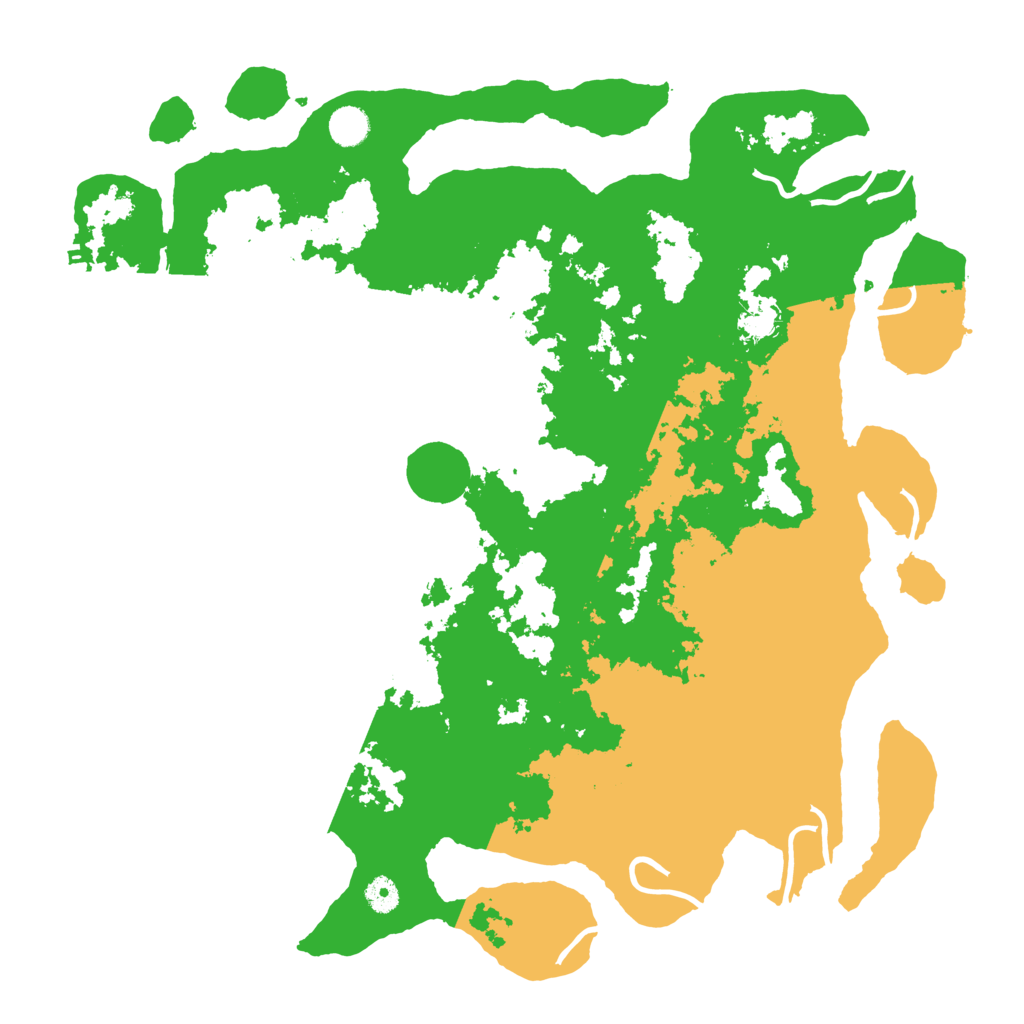 Biome Rust Map: Procedural Map, Size: 4500, Seed: 1922054965