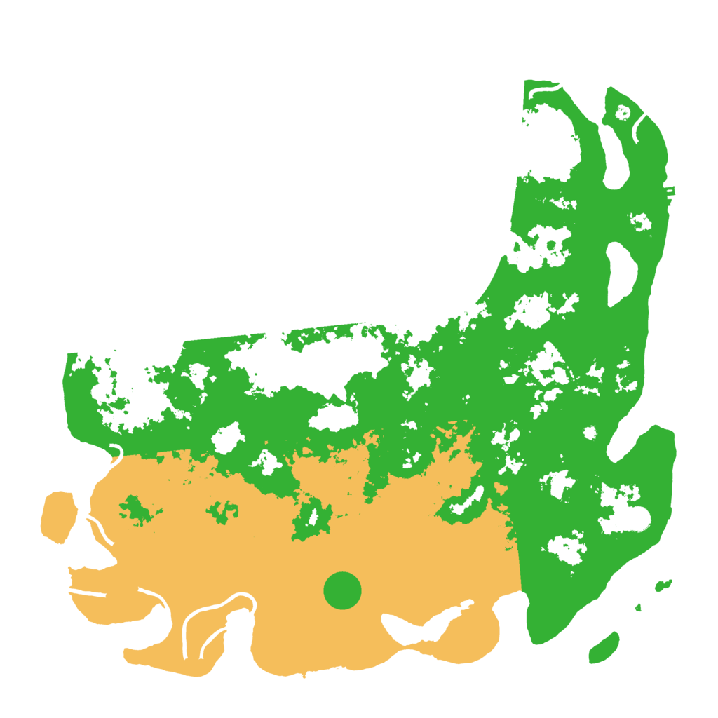 Biome Rust Map: Procedural Map, Size: 5000, Seed: 1486526355