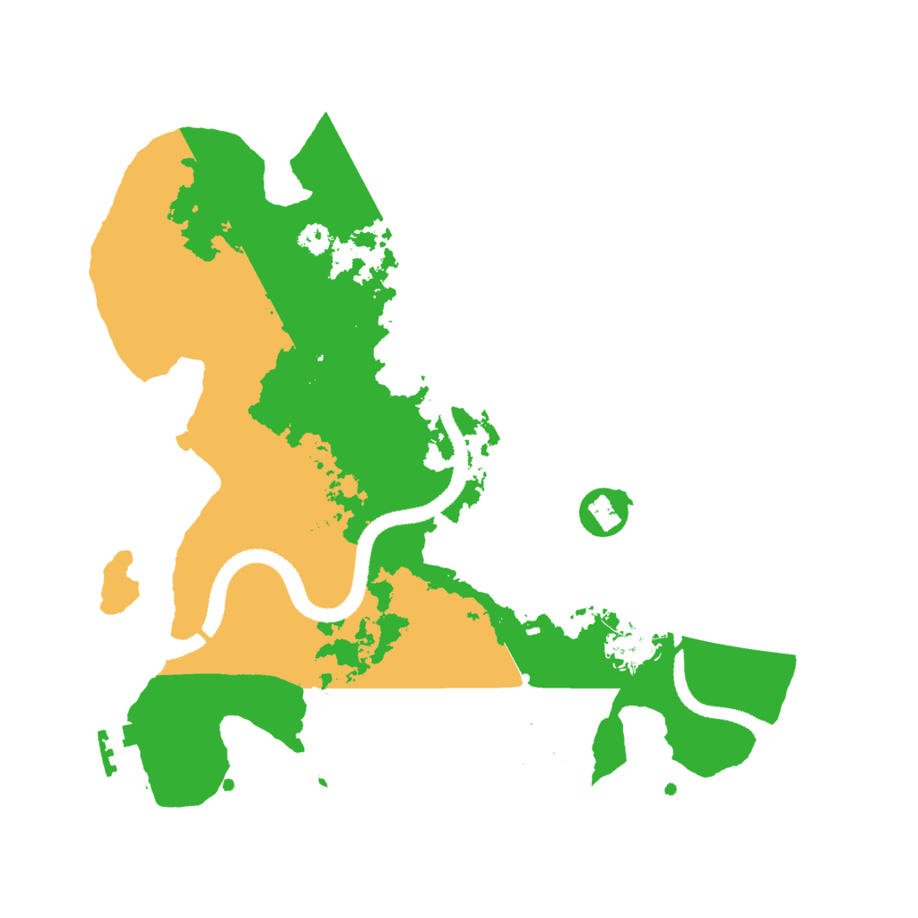 Biome Rust Map: Procedural Map, Size: 3000, Seed: 1798895424