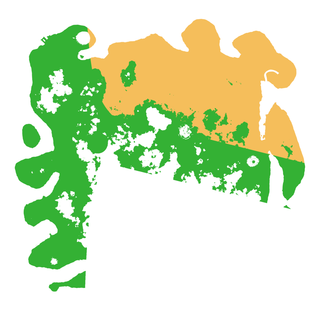 Biome Rust Map: Procedural Map, Size: 4300, Seed: 741242719