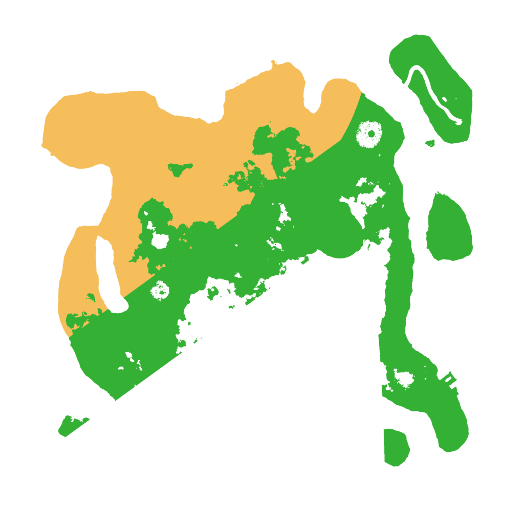 Biome Rust Map: Procedural Map, Size: 3000, Seed: 171274