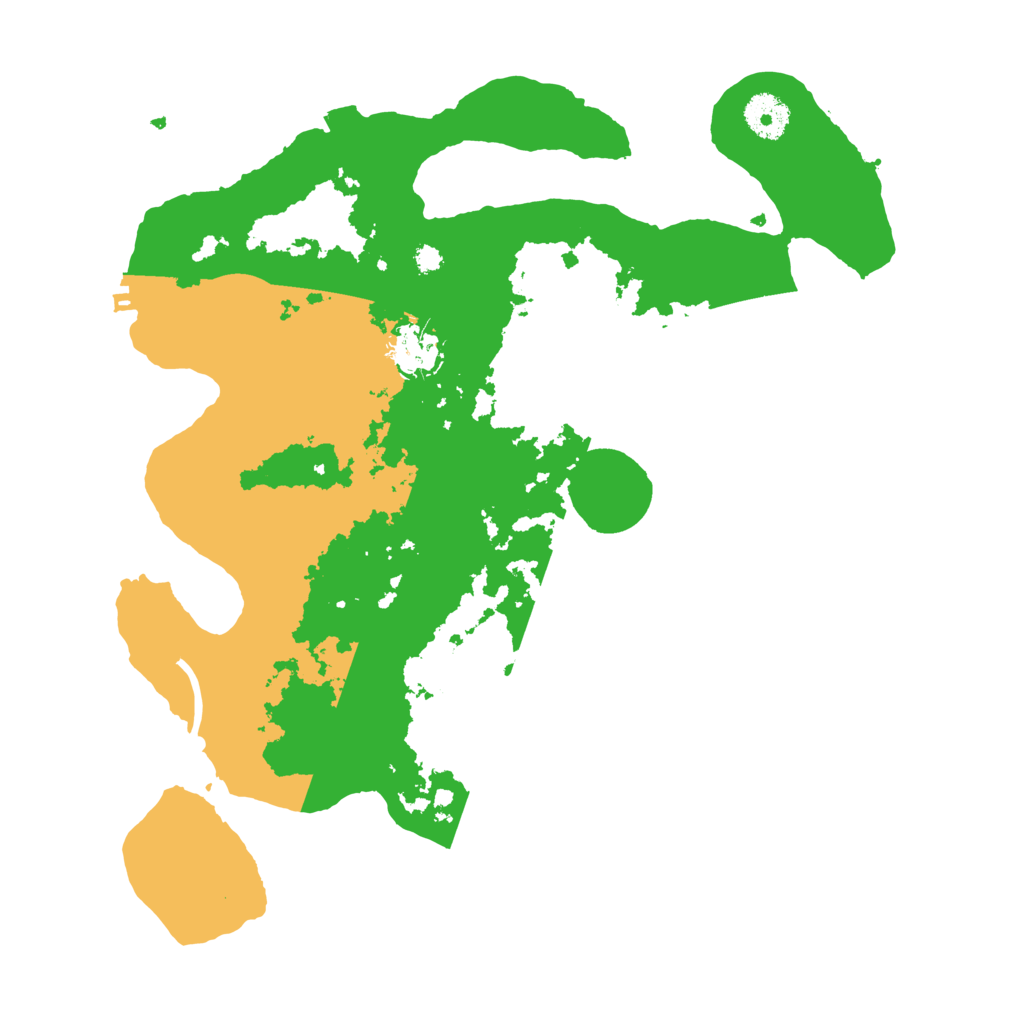 Biome Rust Map: Procedural Map, Size: 3500, Seed: 2016